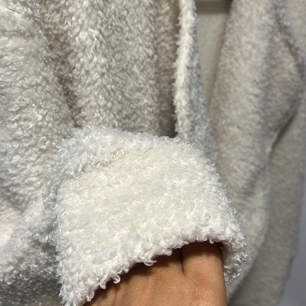 Express Soft Sherpa Open Jacket, Size Xs, Good Co… - image 4